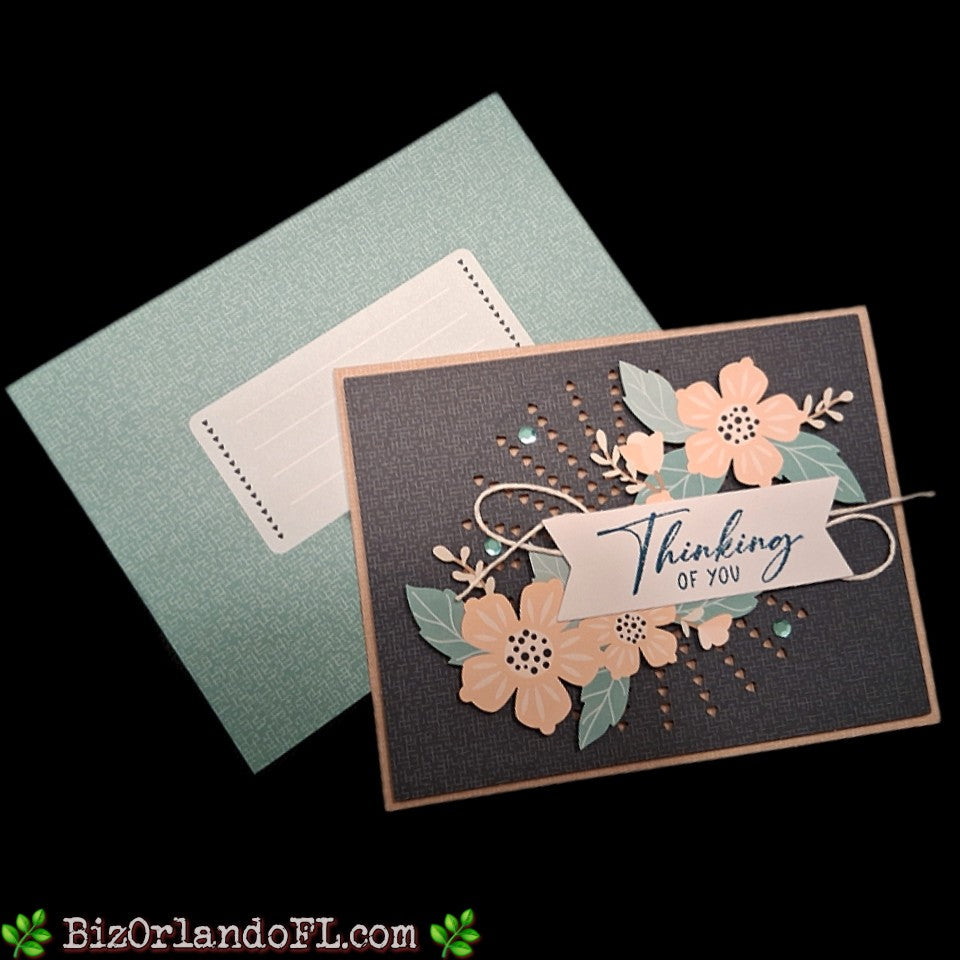 THINKING OF YOU: Thinking Of You Handmade Greeting Card by Kathryn McHenry