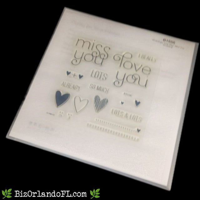 ARTS AND CRAFT SUPPLIES: Miss You Set (CTMH Stamp of the Month)