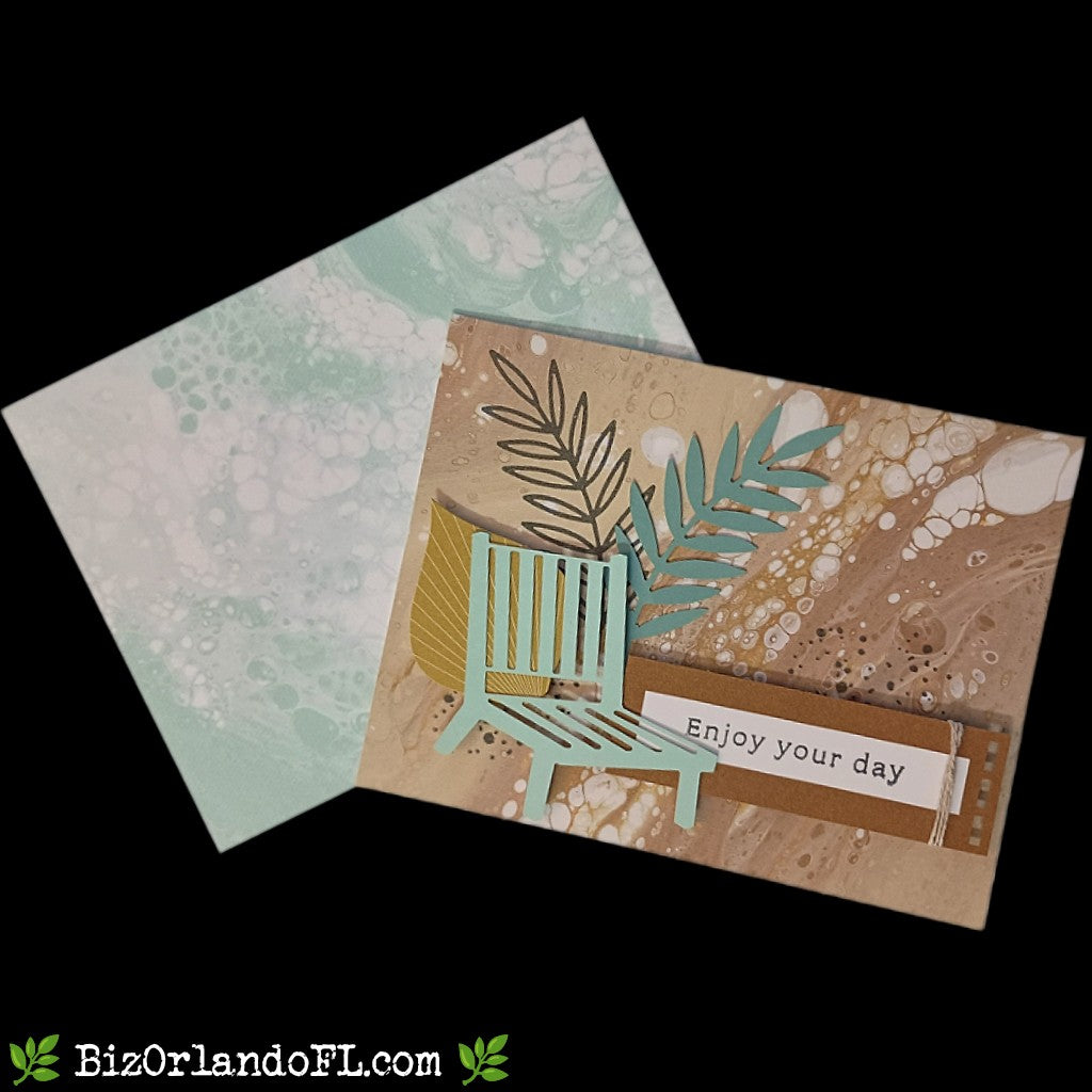ALL OCCASION: Enjoy Your Day Handcrafted Greeting Card by Kathryn McHenry