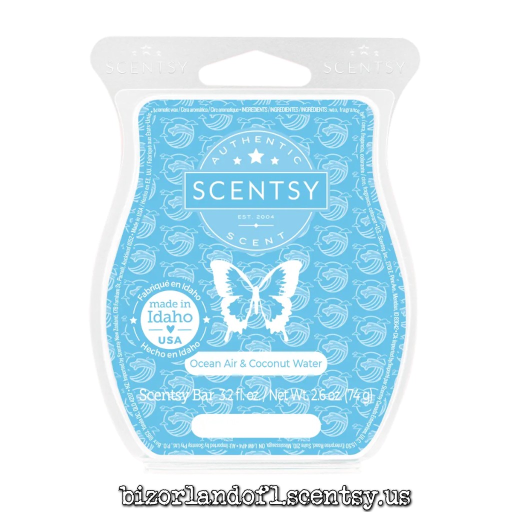 SCENTSY: Ocean Air & Coconut Water Scentsy Bar