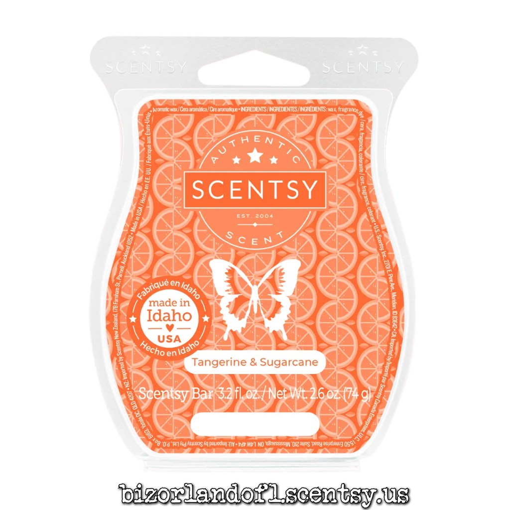 SCENTSY: Tangerine & Sugarcane Scentsy Bar