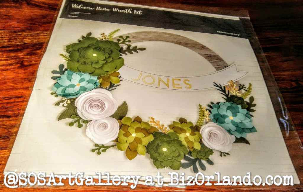 ARTS AND CRAFTS SUPPLIES: Welcome Home Wreath Kit