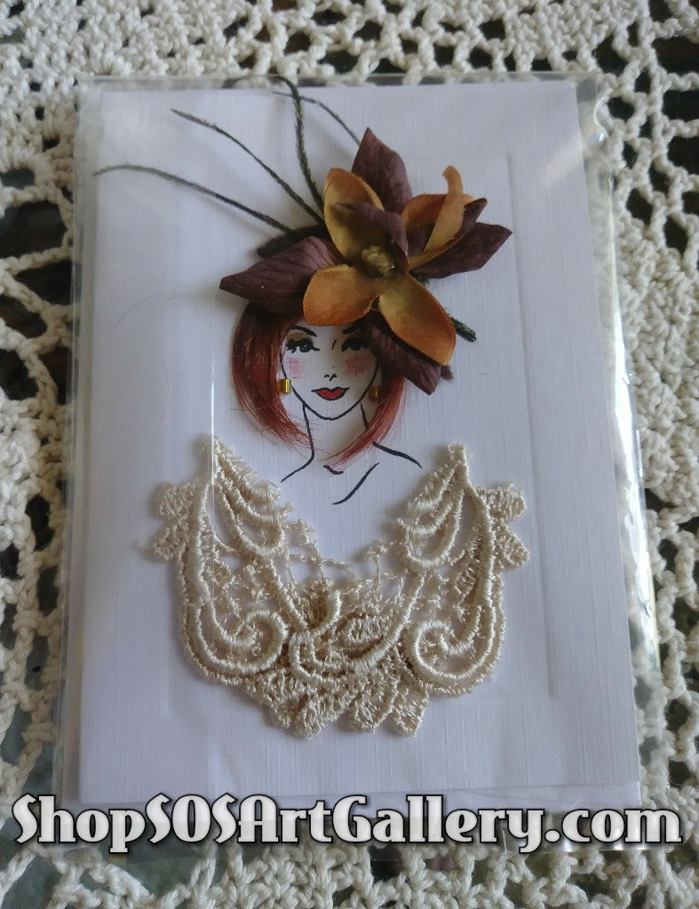 CARDS: Glam Greeting Card by Local Artisan
