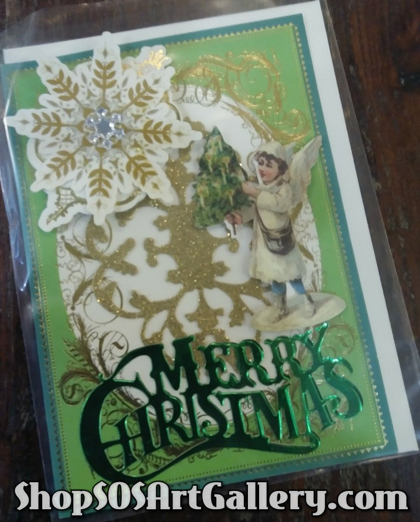 HOLIDAY: Handcrafted Greeting Card by Local Artisan