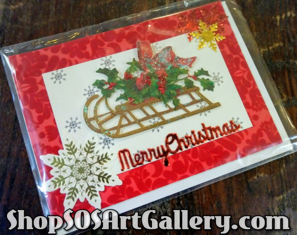 HOLIDAY: Handcrafted Greeting Card by Local Artisan