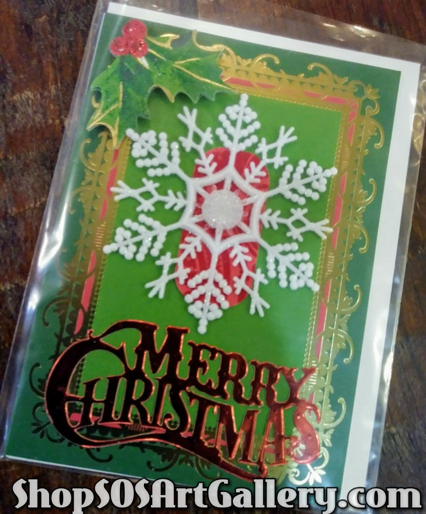 HOLIDAY: Handcrafted Greeting Card by Local Artisan