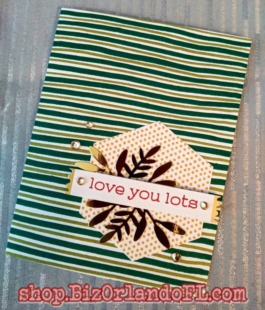 LOVE / ROMANCE: Handmade Greeting Card by Kathryn McHenry