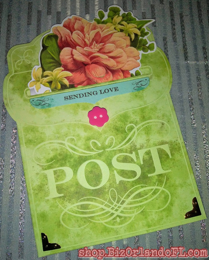 LOVE / ROMANCE: Handmade Greeting Card by Kathryn McHenry