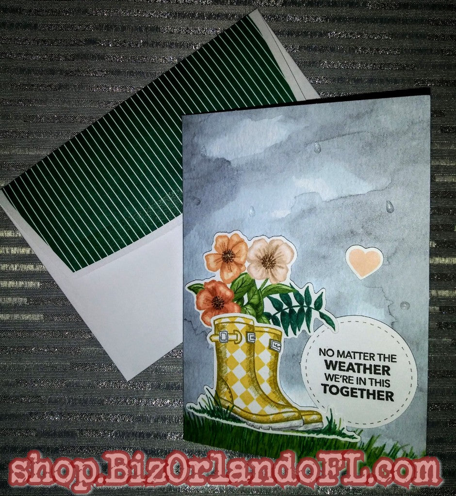 ENCOURAGEMENT: Handcrafted Greeting Card by Kathryn McHenry