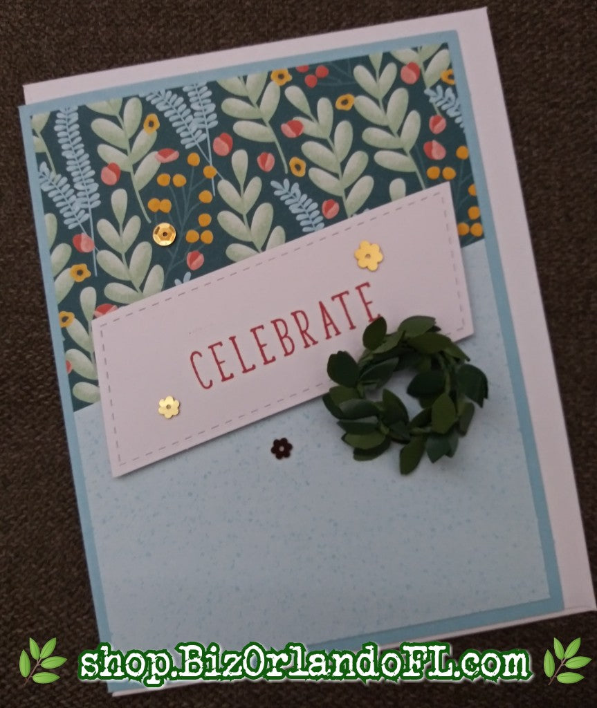 BIRTHDAY: Celebrate Handcrafted Greeting Card by Kathryn McHenry