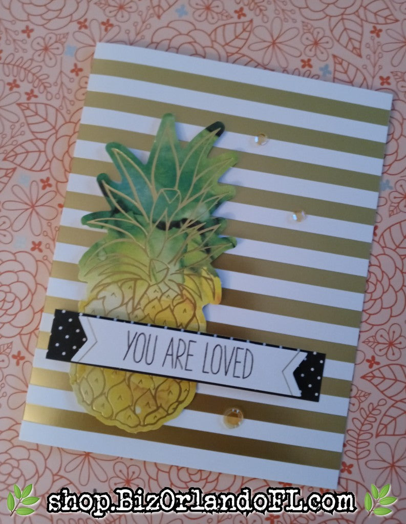 ENCOURAGEMENT: You Are Loved Handcrafted Greeting Card by Kathryn McHenry