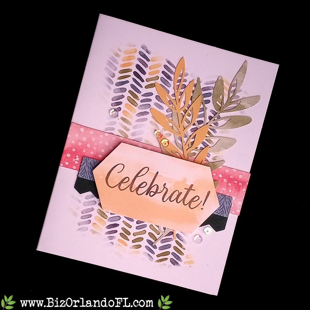 BIRTHDAY: Celebrate Handcrafted Greeting Card by Kathryn McHenry