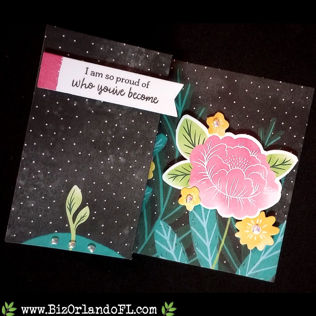 ENCOURAGEMENT: I Am So Proud Of Who You've Become Handcrafted Greeting Card by Kathryn McHenry