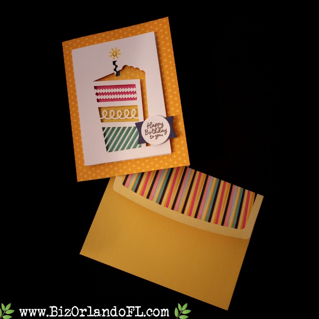 BIRTHDAY: Happy Birthday To You Handcrafted Greeting Card by Kathryn McHenry