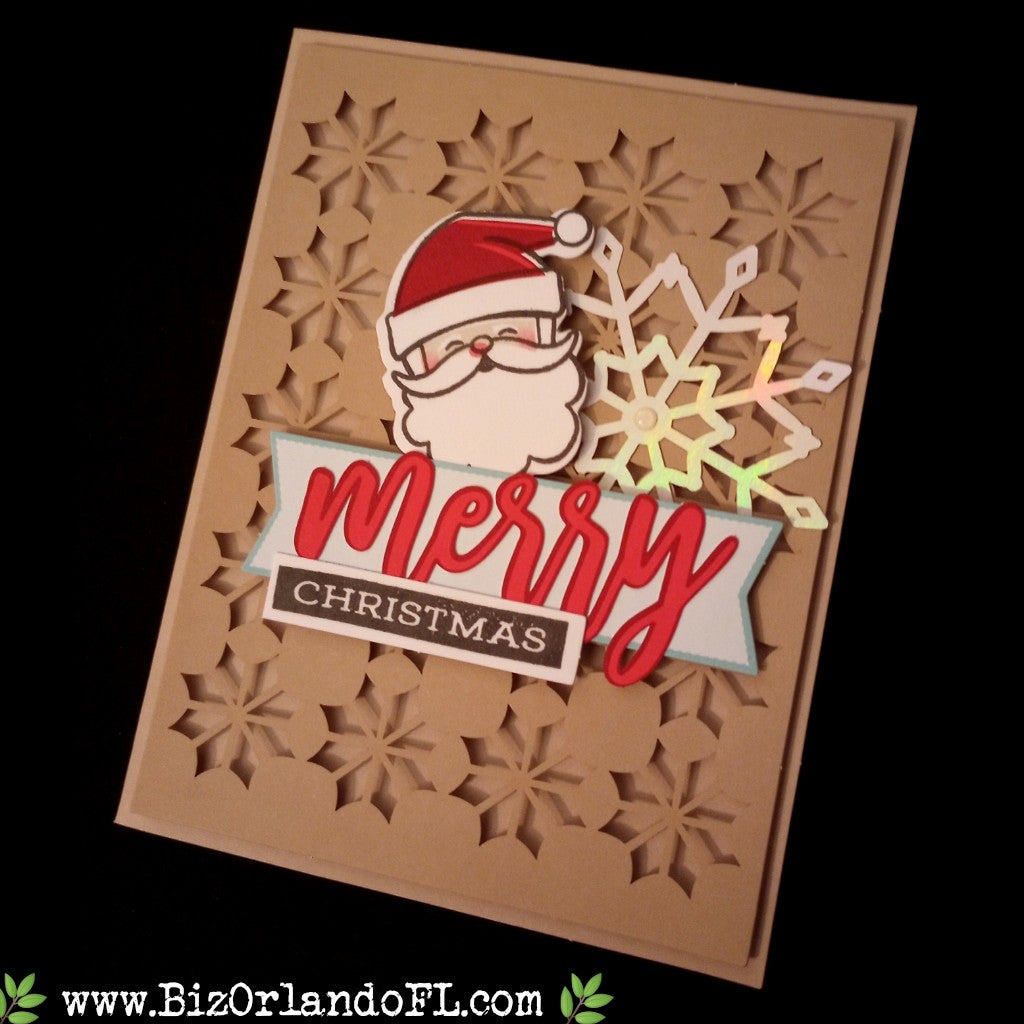 HOLIDAY: Merry Christmas Handmade Greeting Card by Kathryn McHenry