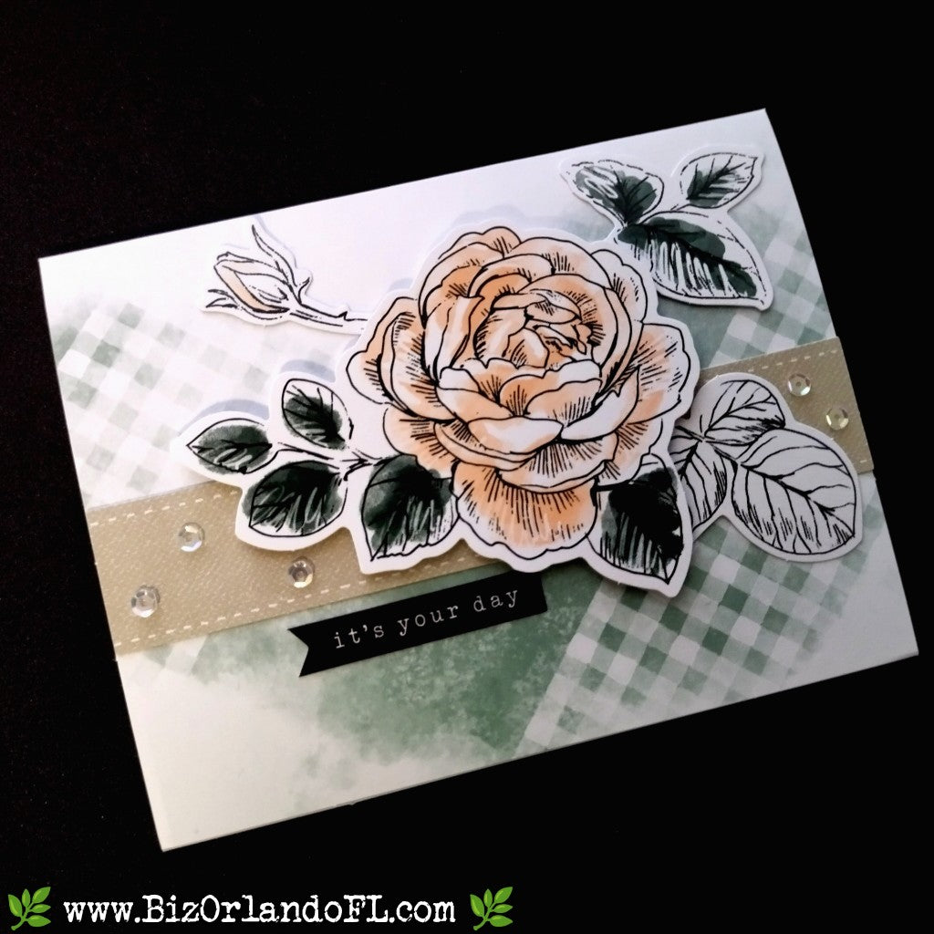 BIRTHDAY: It's Your Day Handcrafted Greeting Card by Kathryn McHenry