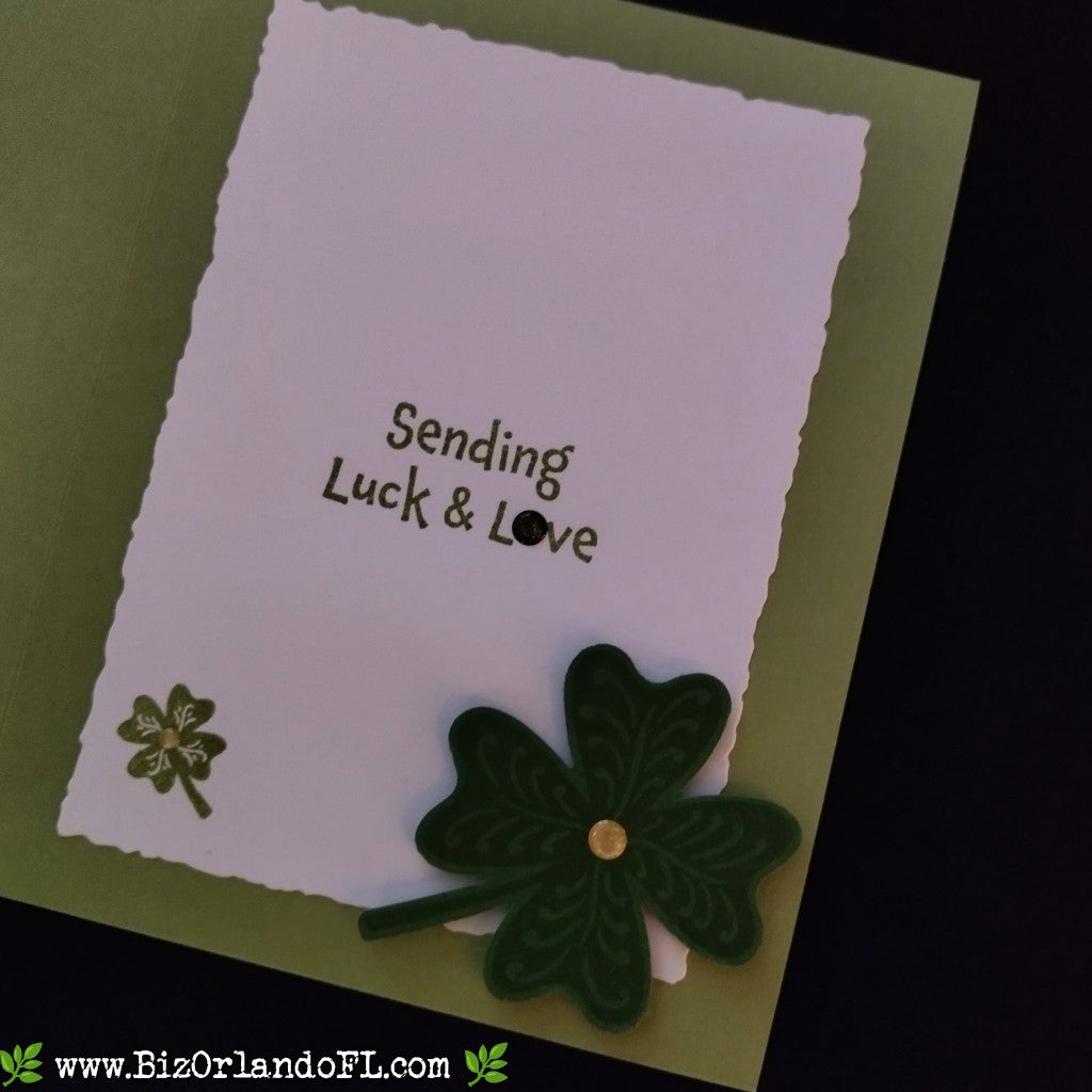 ST. PATRICK'S DAY: Handmade Greeting Card by Kathryn McHenry