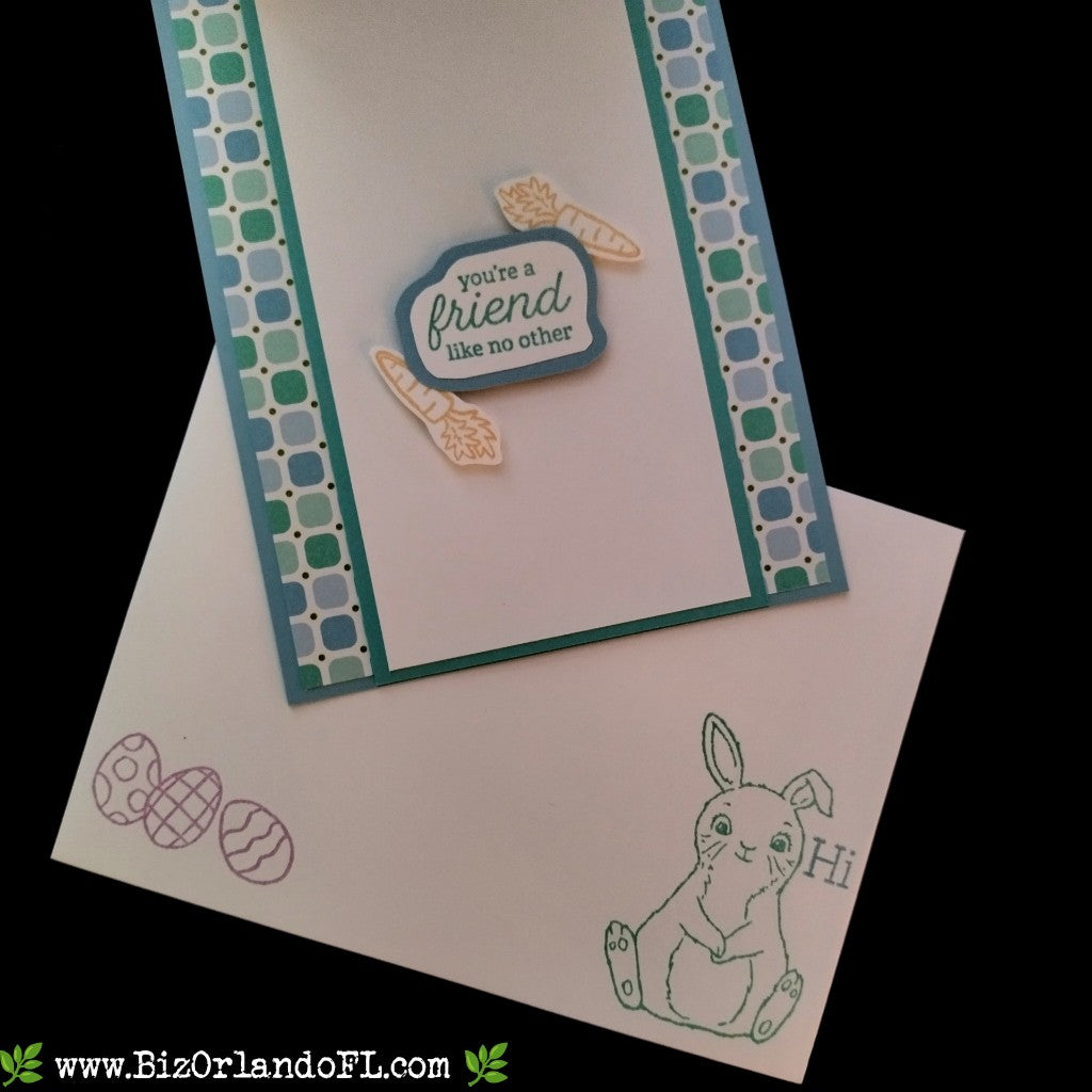 EASTER: Happy Easter Handmade Greeting Card by Kathryn McHenry