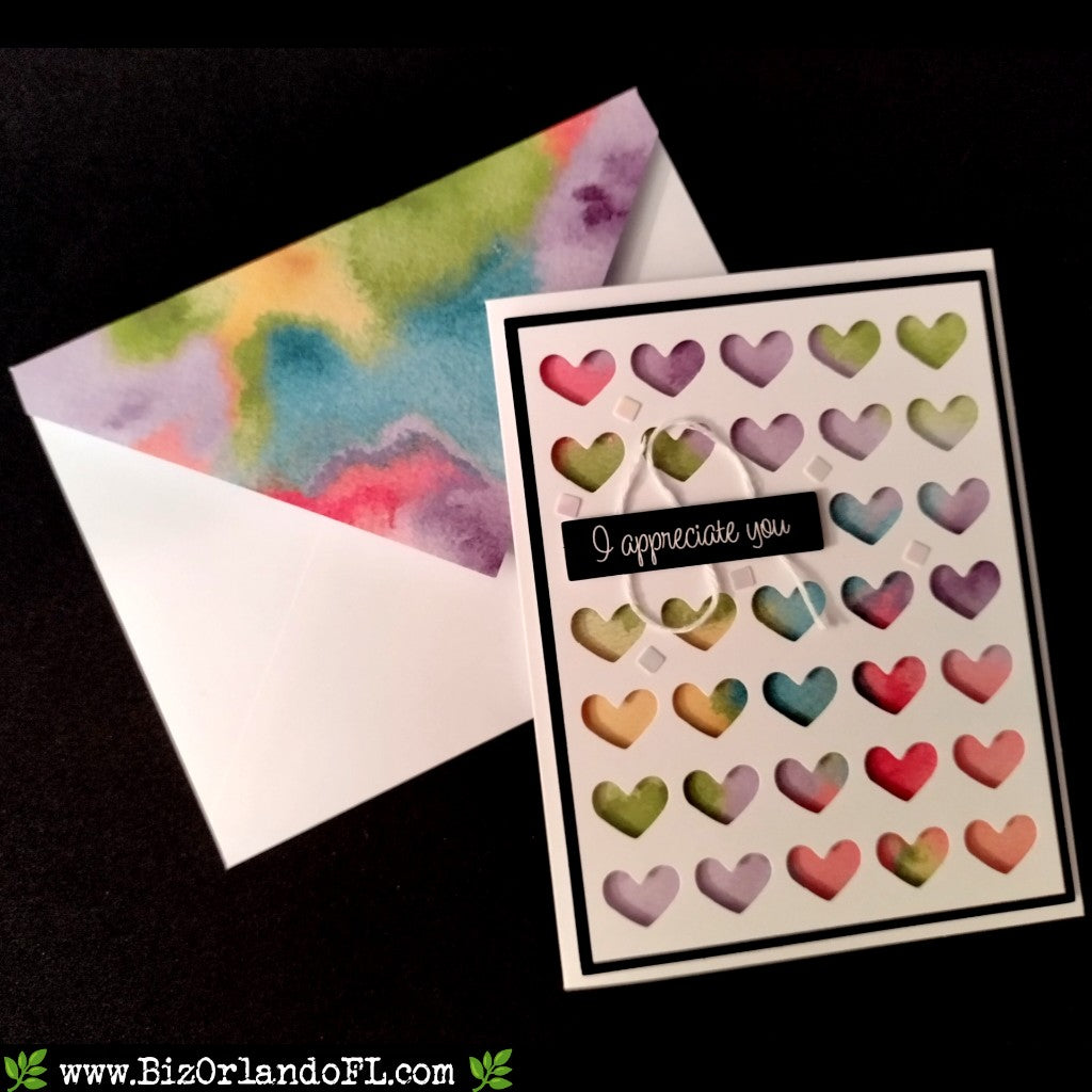 ENCOURAGEMENT: I Appreciate You Handcrafted Greeting Card by Kathryn McHenry