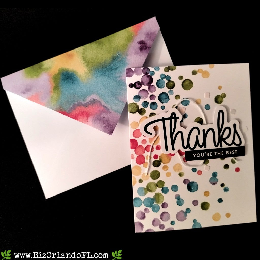 THANK YOU: Thanks --You're The Best Handcrafted Greeting Card by Kathryn McHenry