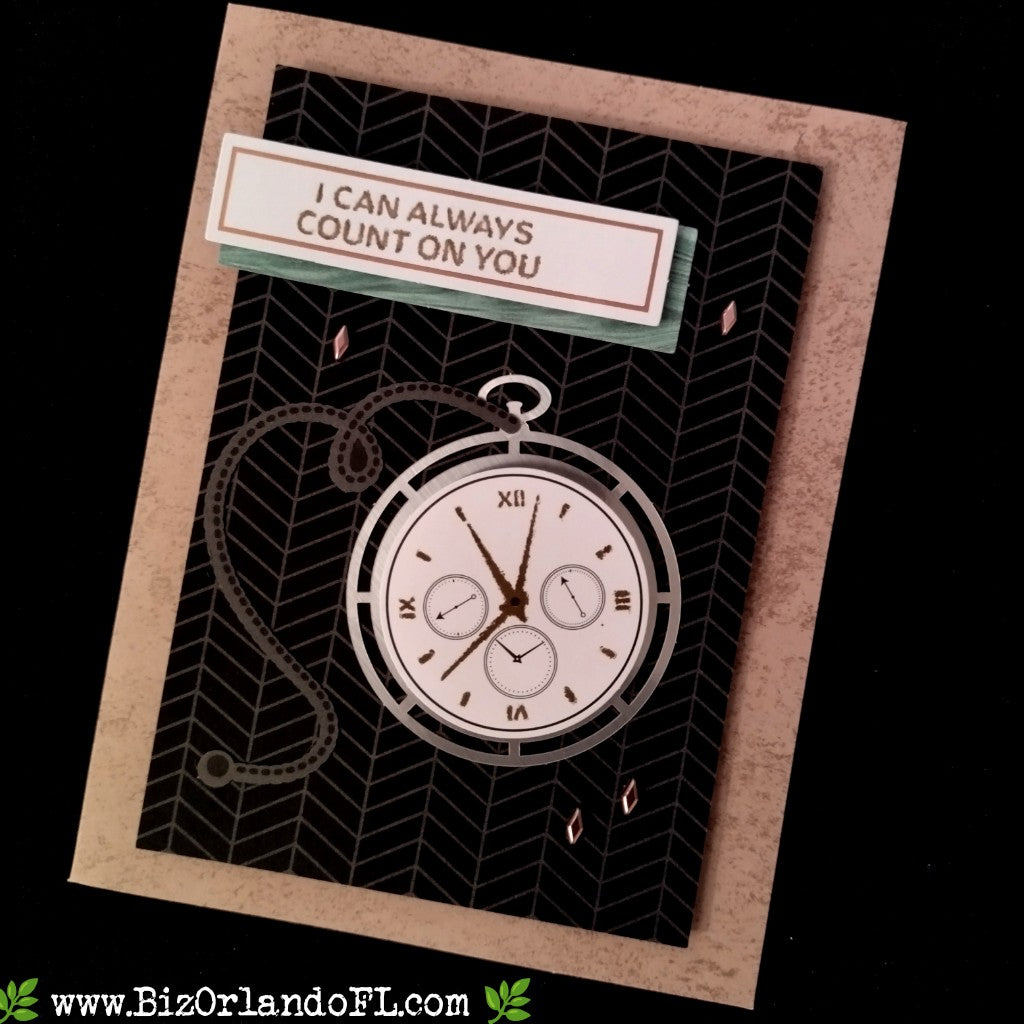 ENCOURAGEMENT: I Can Always Count On You Handcrafted Greeting Card by Kathryn McHenry