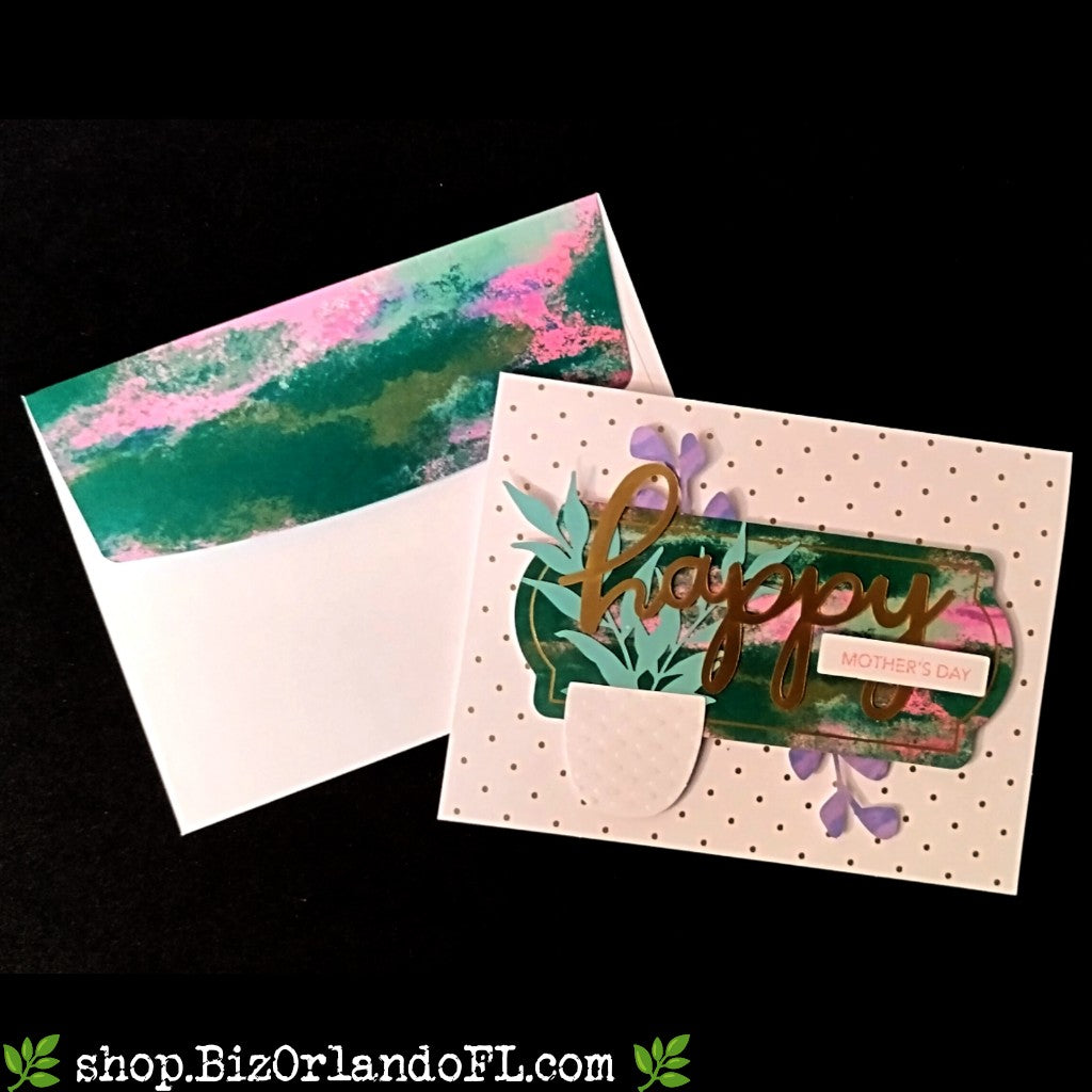 MOTHER'S DAY: Happy Mother's Day Handcrafted Greeting Card by Kathryn McHenry