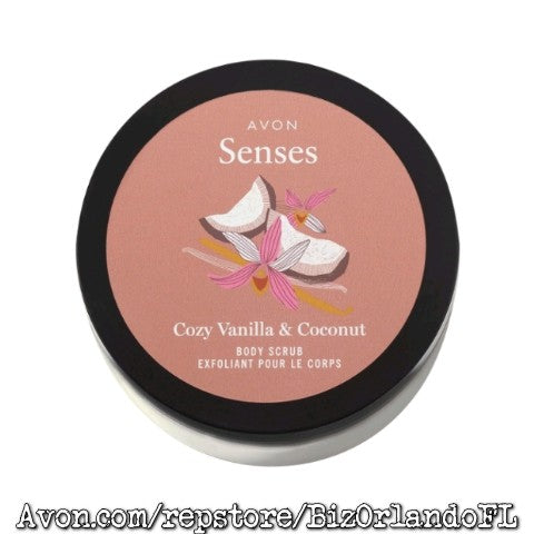 AVON: Senses Cozy Vanilla & Coconut Body Scrub