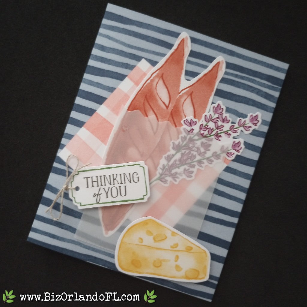 THINKING OF YOU: Thinking Of You Handmade Greeting Card by Kathryn McHenry