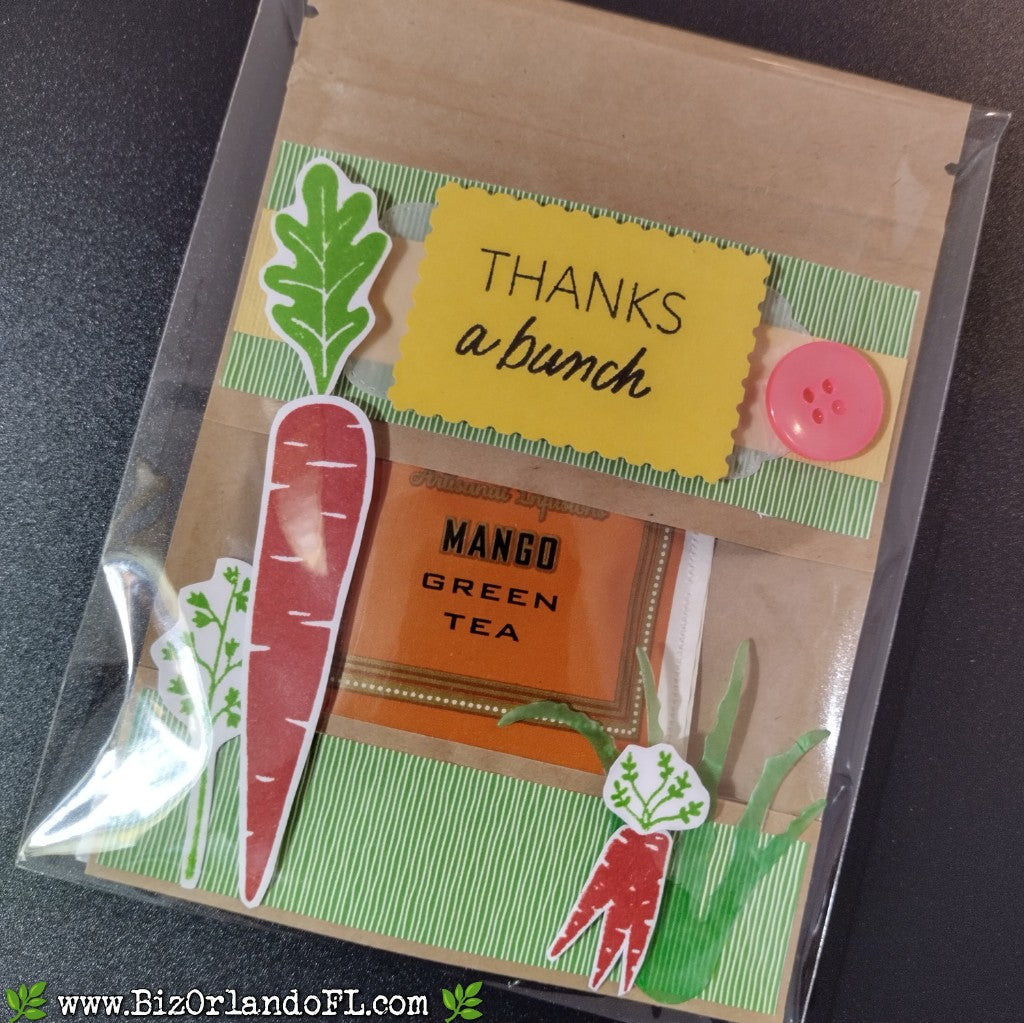 TREAT BAGS: Spring -- Thanks A Bunch Handcrafted Treat Bag by Kathryn McHenry