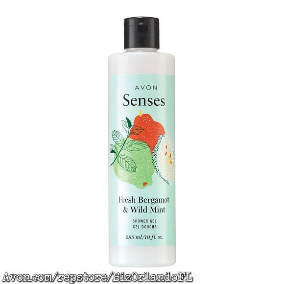 AVON: Senses Fresh Bergamot & Wild Mint Shower Gel