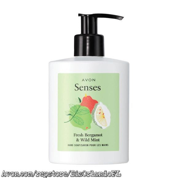 AVON: Senses Fresh Bergamot & Wild Mint Hand Soap