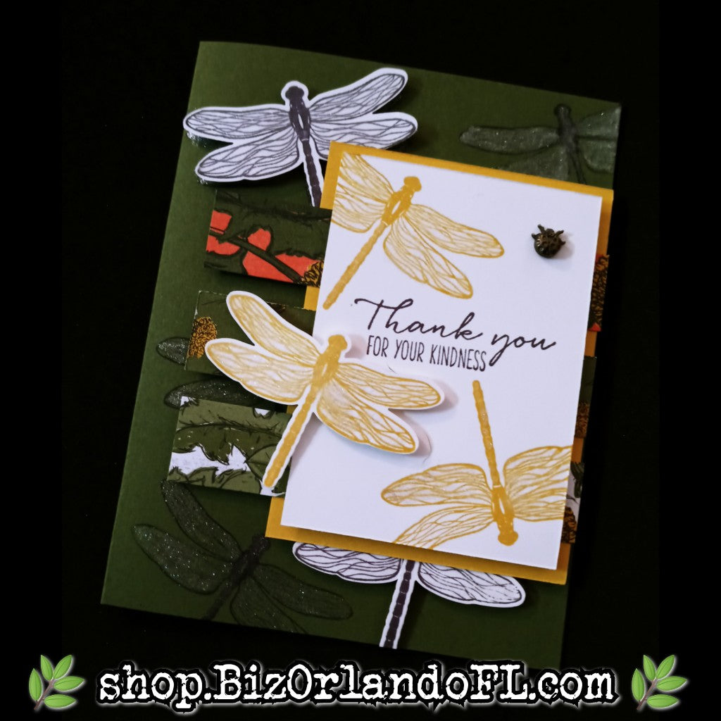 THANK YOU: Thank You For Your Kindness Handcrafted Greeting Card by Kathryn McHenry