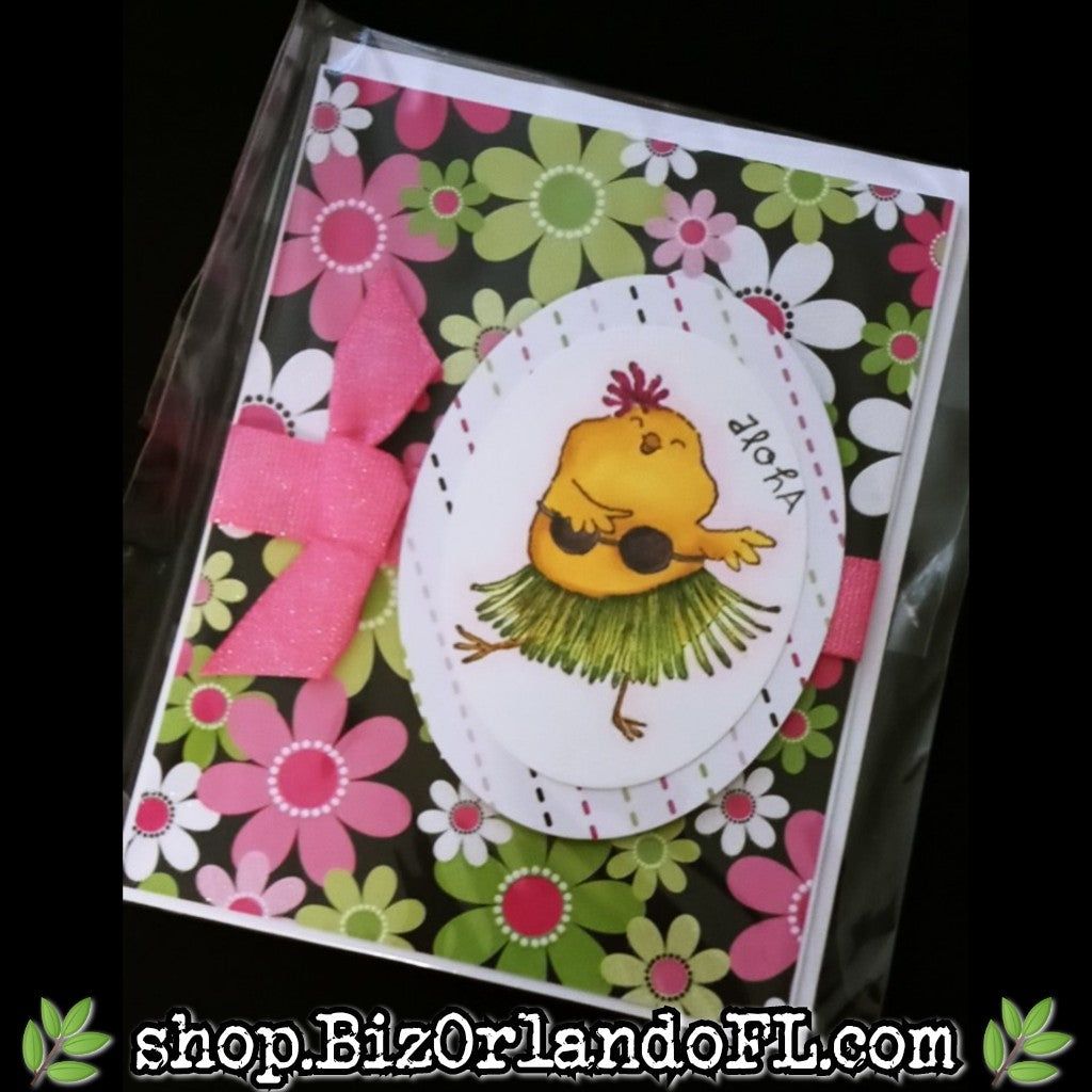 ALL OCCASION: Aloha Handmade Greeting Card by Local Artisan