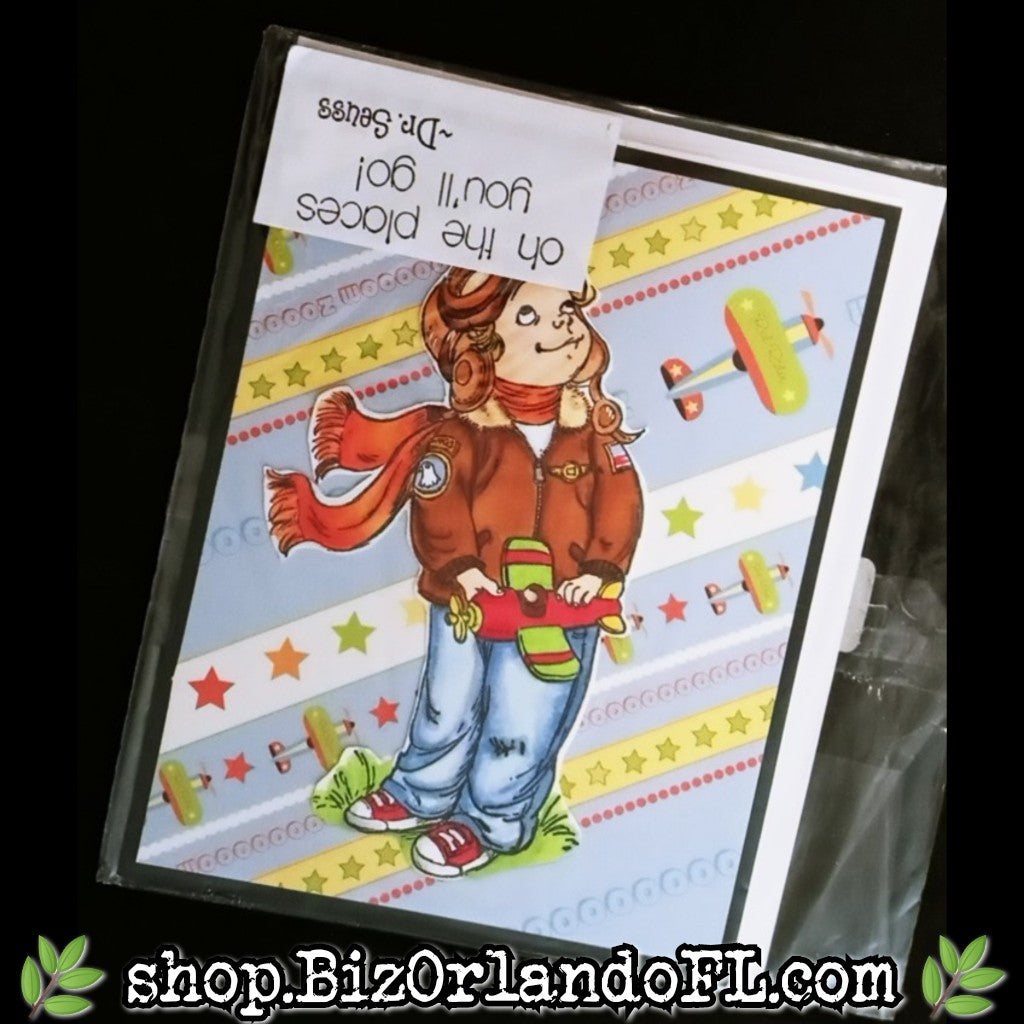 ALL OCCASION: Oh The Places You'll Go Handmade Greeting Card by Local Artisan
