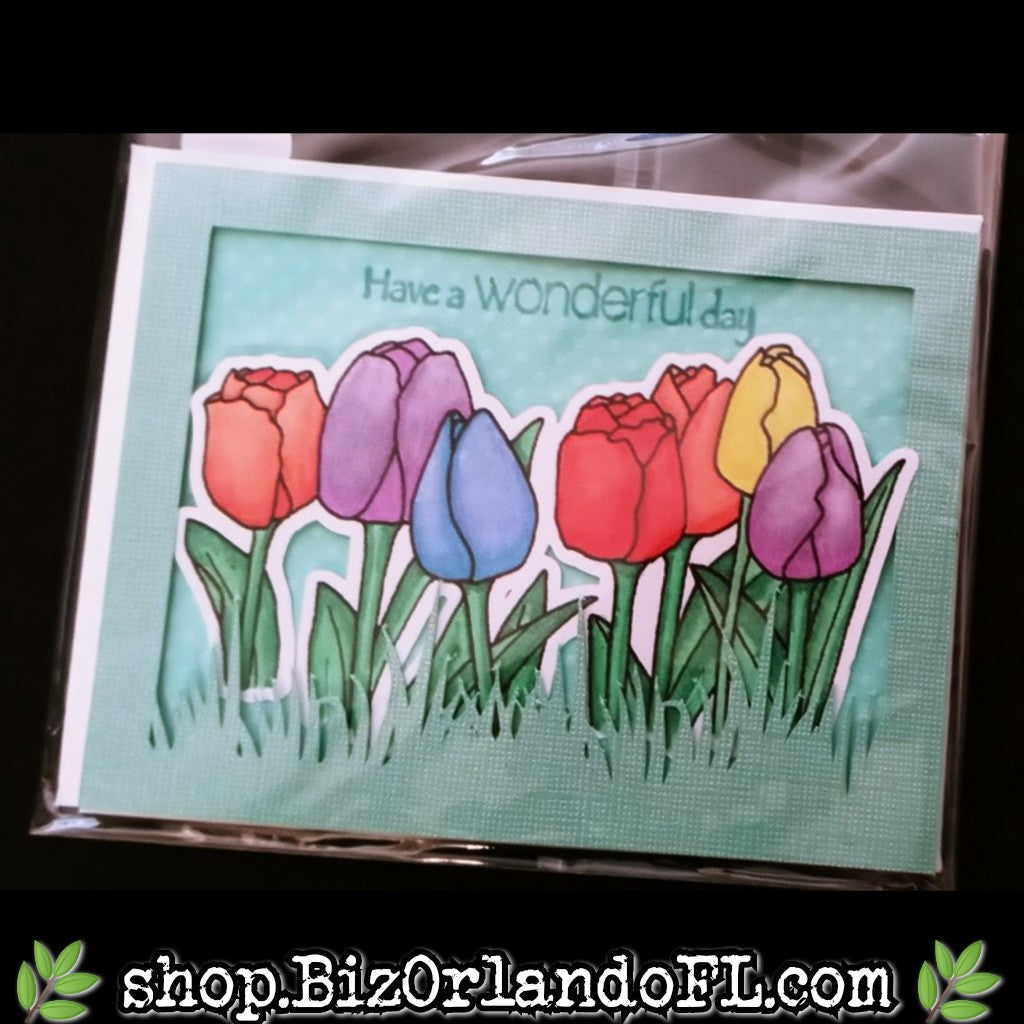 ALL OCCASION: Have A Wonderful Day Handmade Greeting Card by Local Artisan