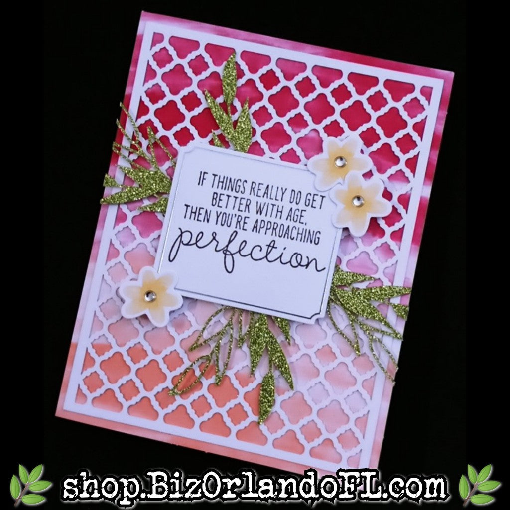 BIRTHDAY: If Things Really Do Get Better With Age, Then You're Approaching Perfection Handcrafted Greeting Card by Kathryn McHenry