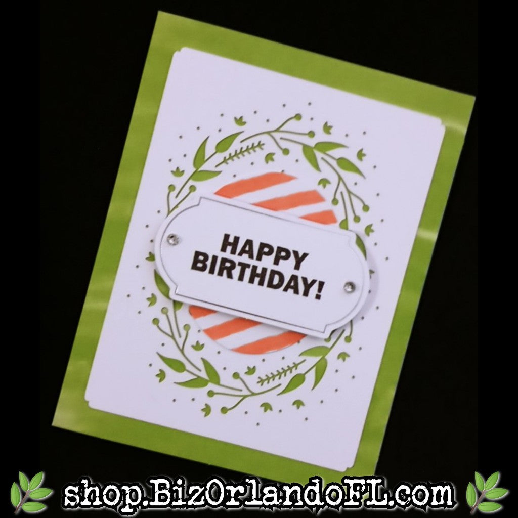 BIRTHDAY: Happy Birthday! Handcrafted Greeting Card by Kathryn McHenry