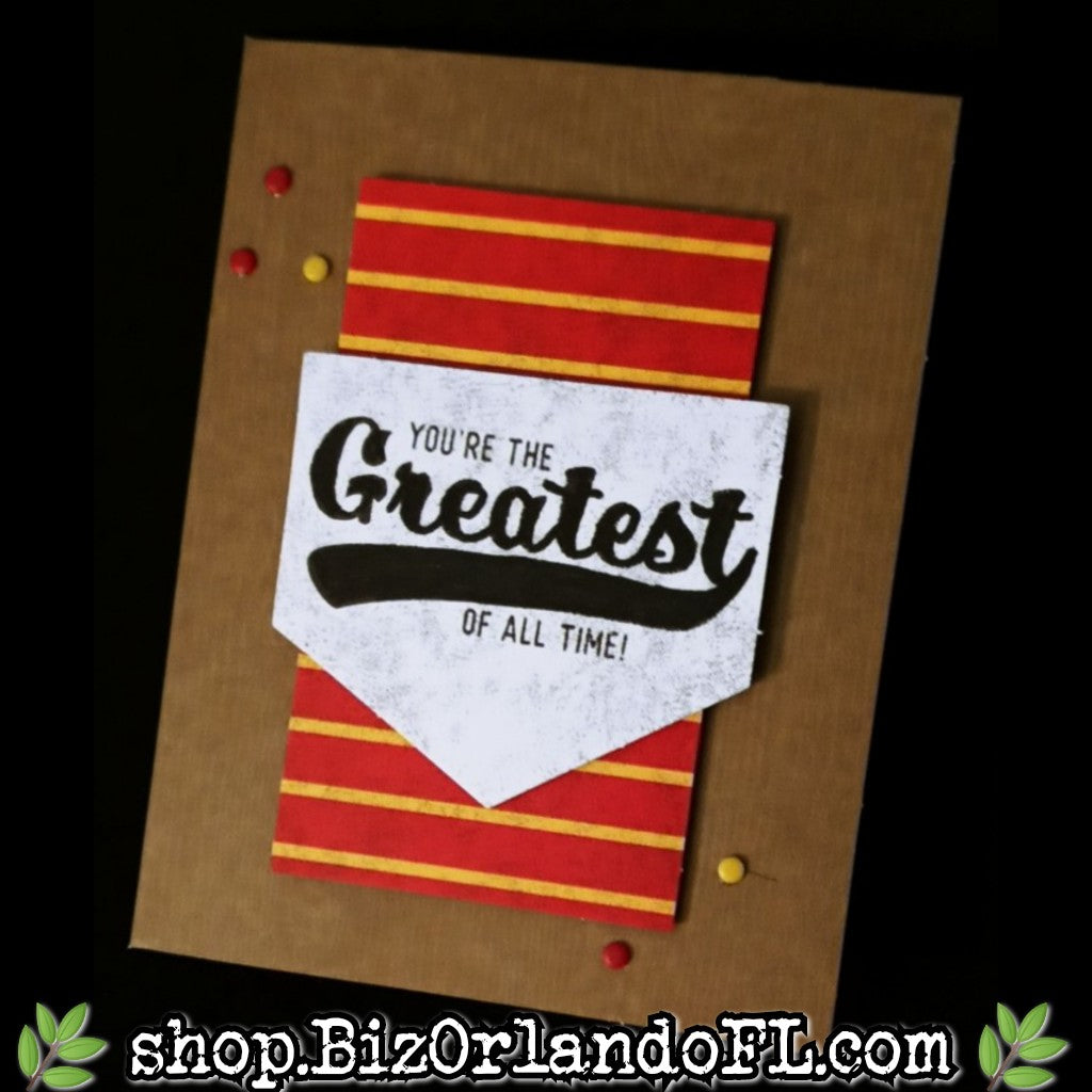 ALL OCCASION: You're The Greatest Of All Time! Handmade Greeting Card by Kathryn McHenry