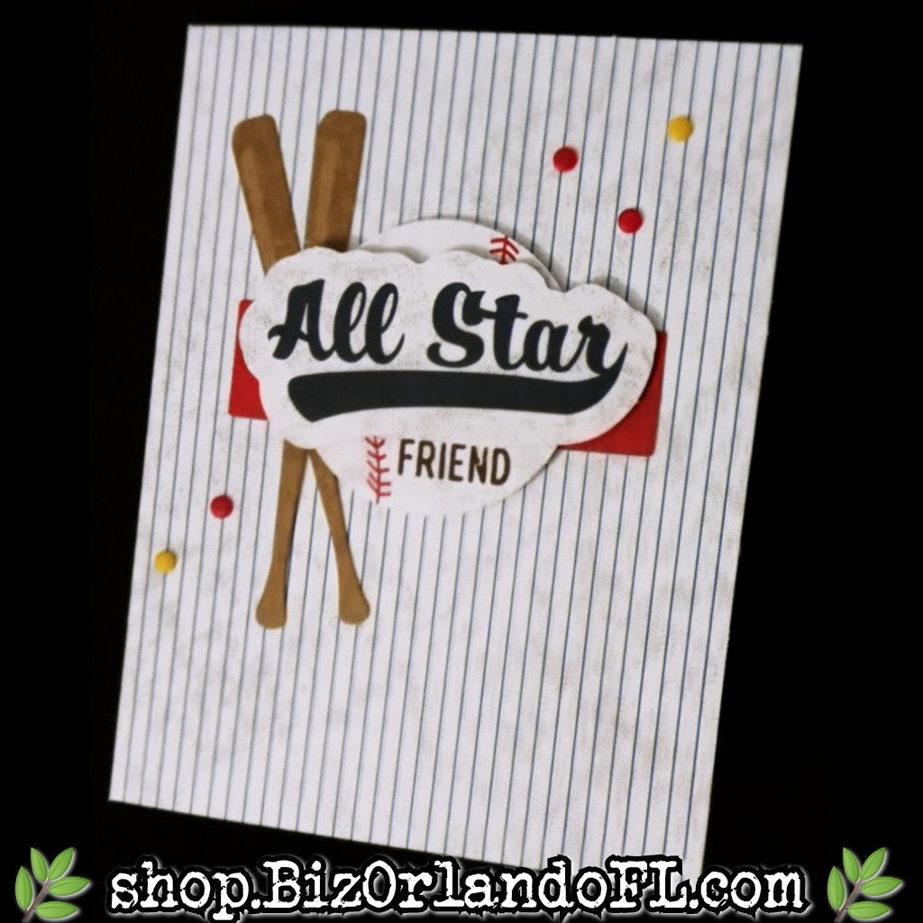 ALL OCCASION: All Star Friend Handmade Greeting Card by Kathryn McHenry