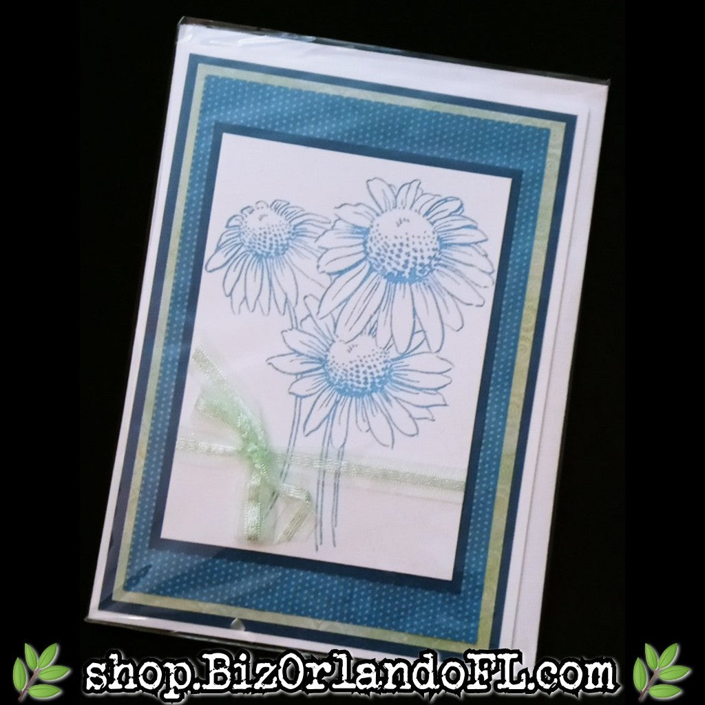 ALL OCCASION: Floral Bouquet Handmade Greeting Card by Local Artisan