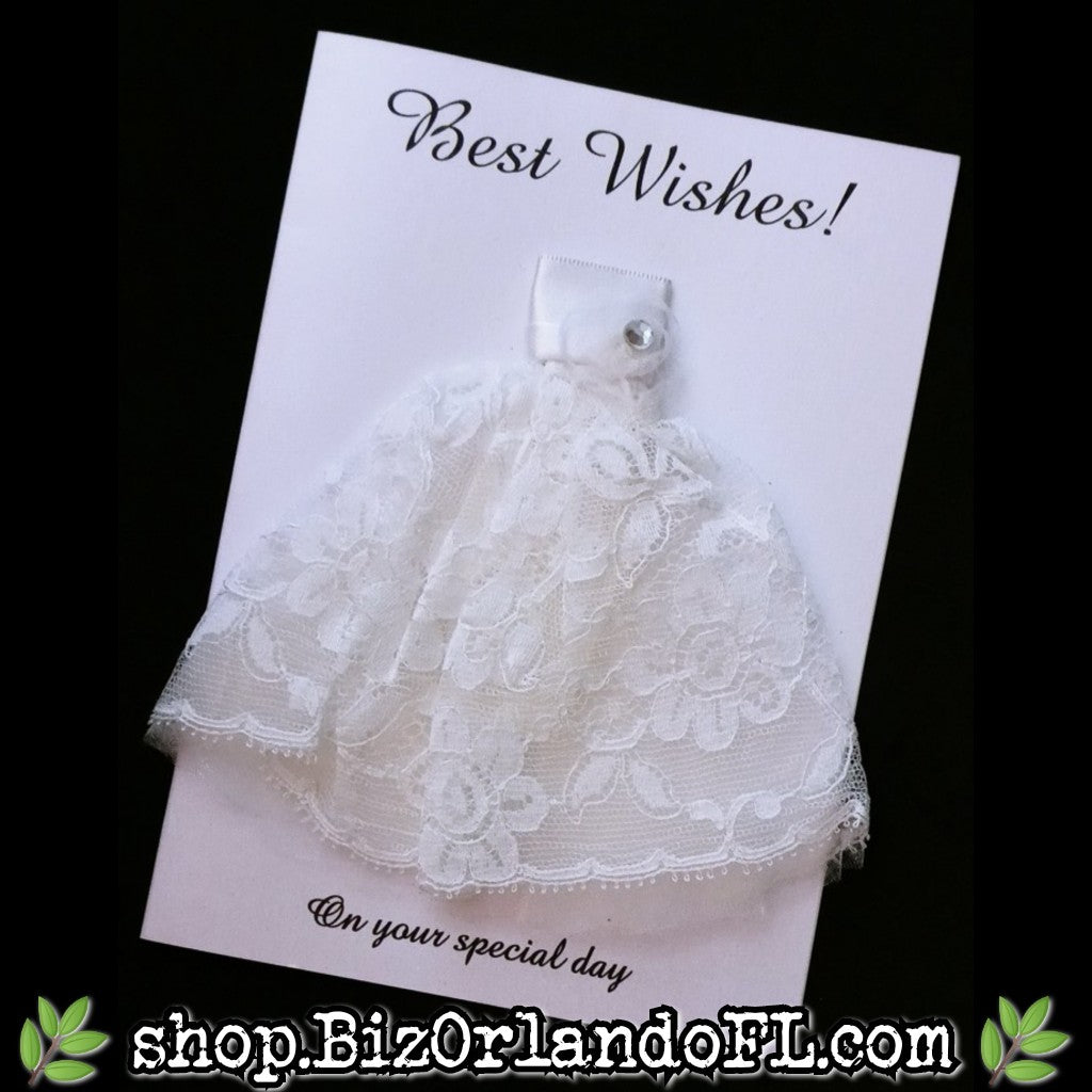 WEDDING: Handmade Greeting Card by Local Artisan