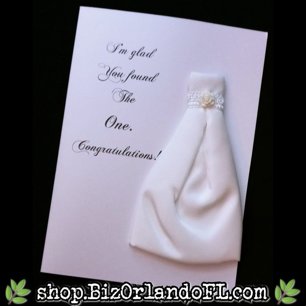 WEDDING: Handmade Greeting Card by Local Artisan