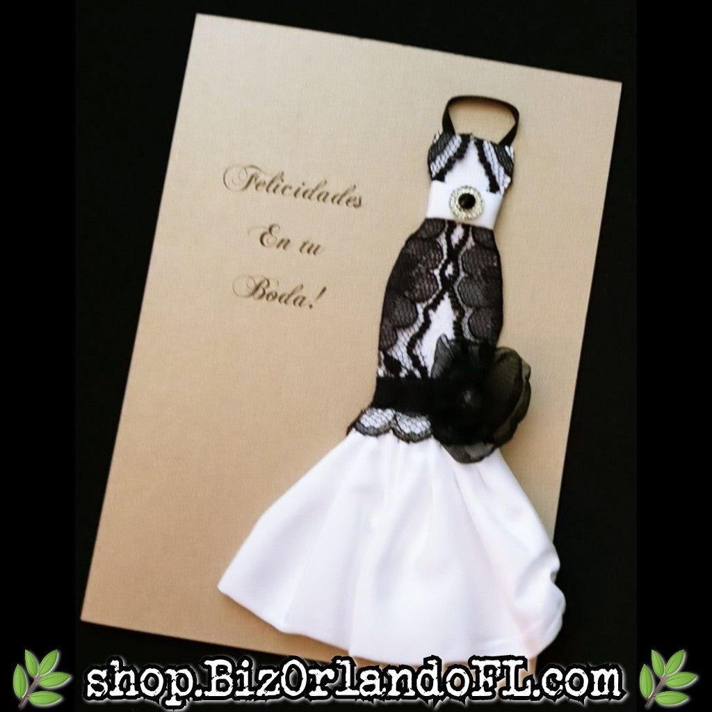 WEDDING: Handmade Greeting Card by Local Artisan (En Espanol)