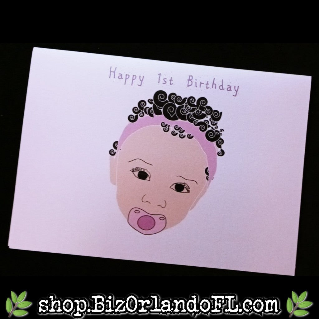 BABY: Handmade Greeting Card by Local Artisan