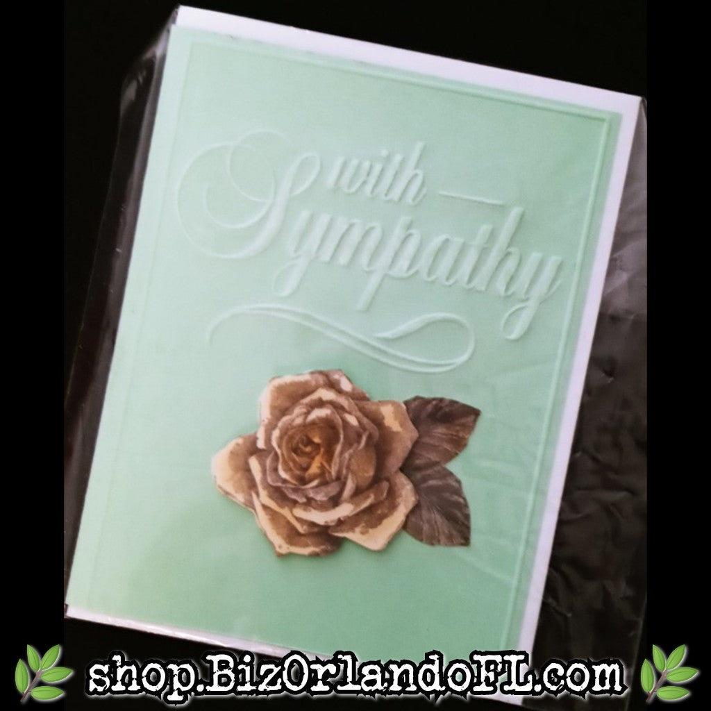 SYMPATHY: Handmade Greeting Card by Local Artisan