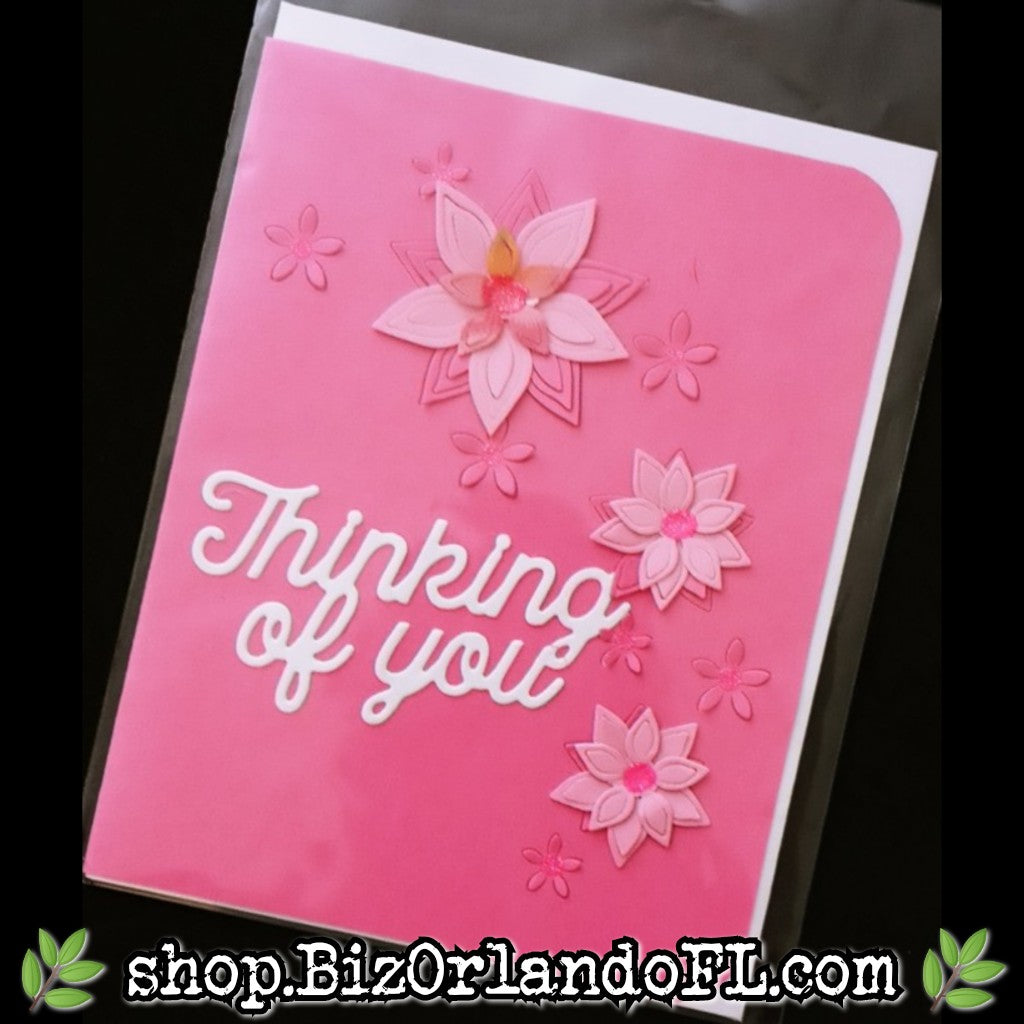 THINKING OF YOU: Handmade Greeting Card by Local Artist