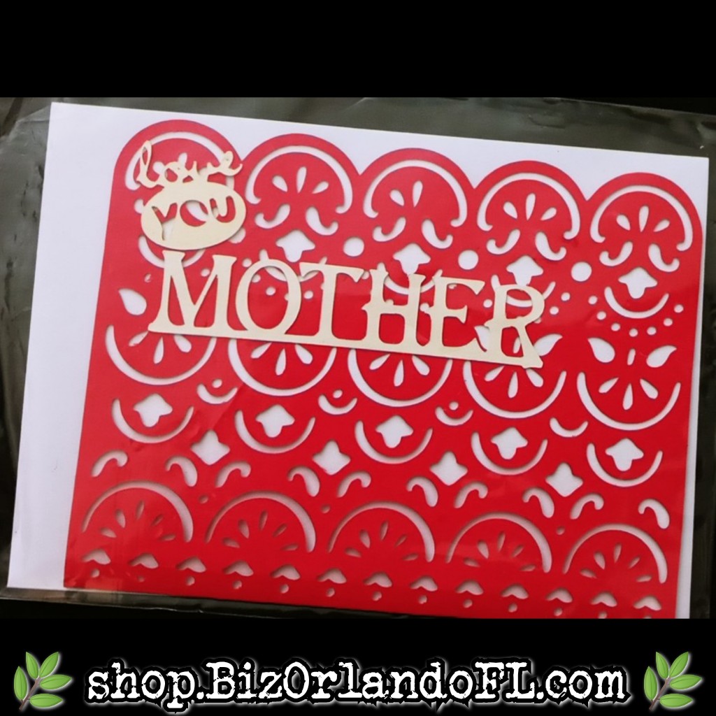 MOTHER'S DAY: Handmade Greeting Card by Local Artisan