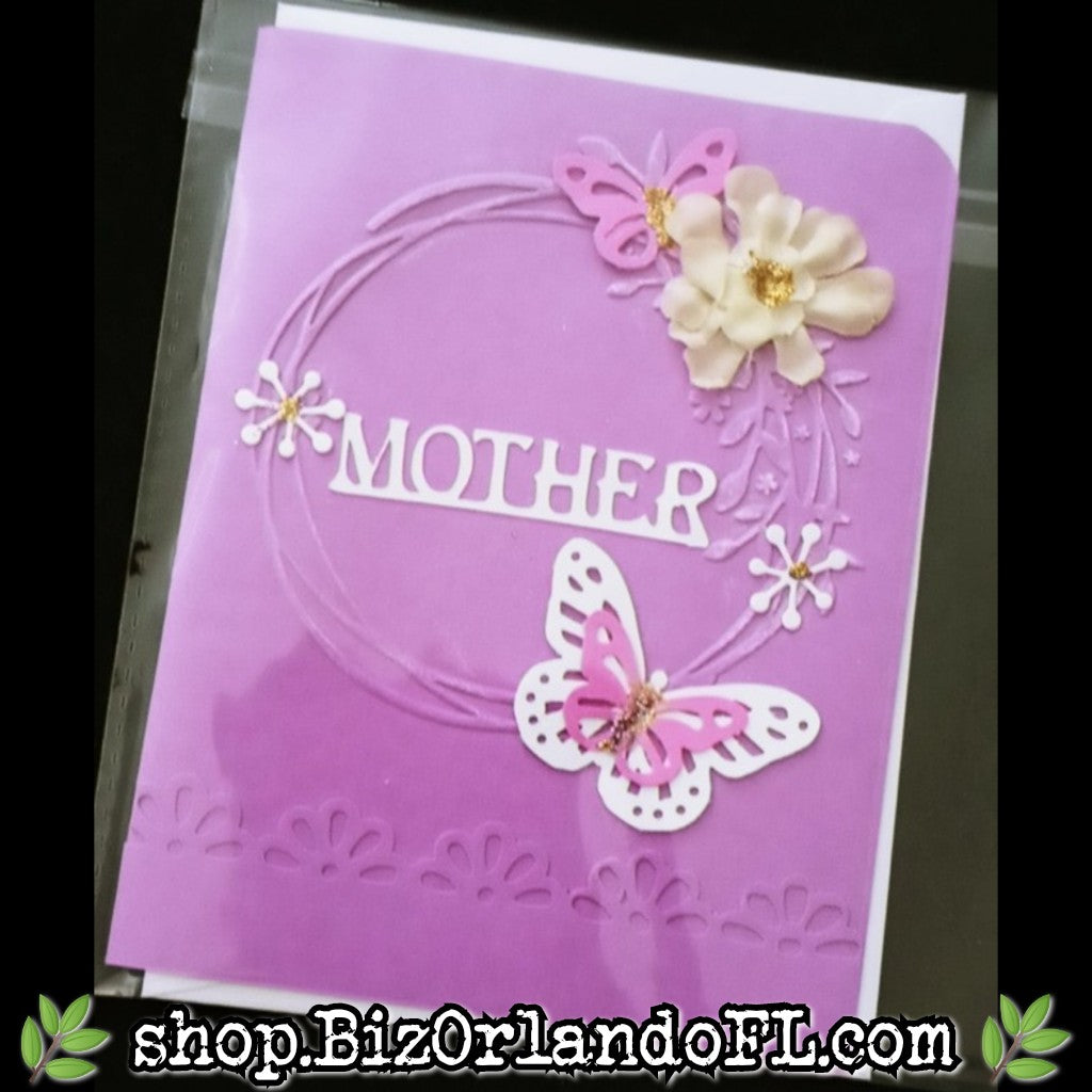 MOTHER'S DAY: Handmade Greeting Card by Local Artisan