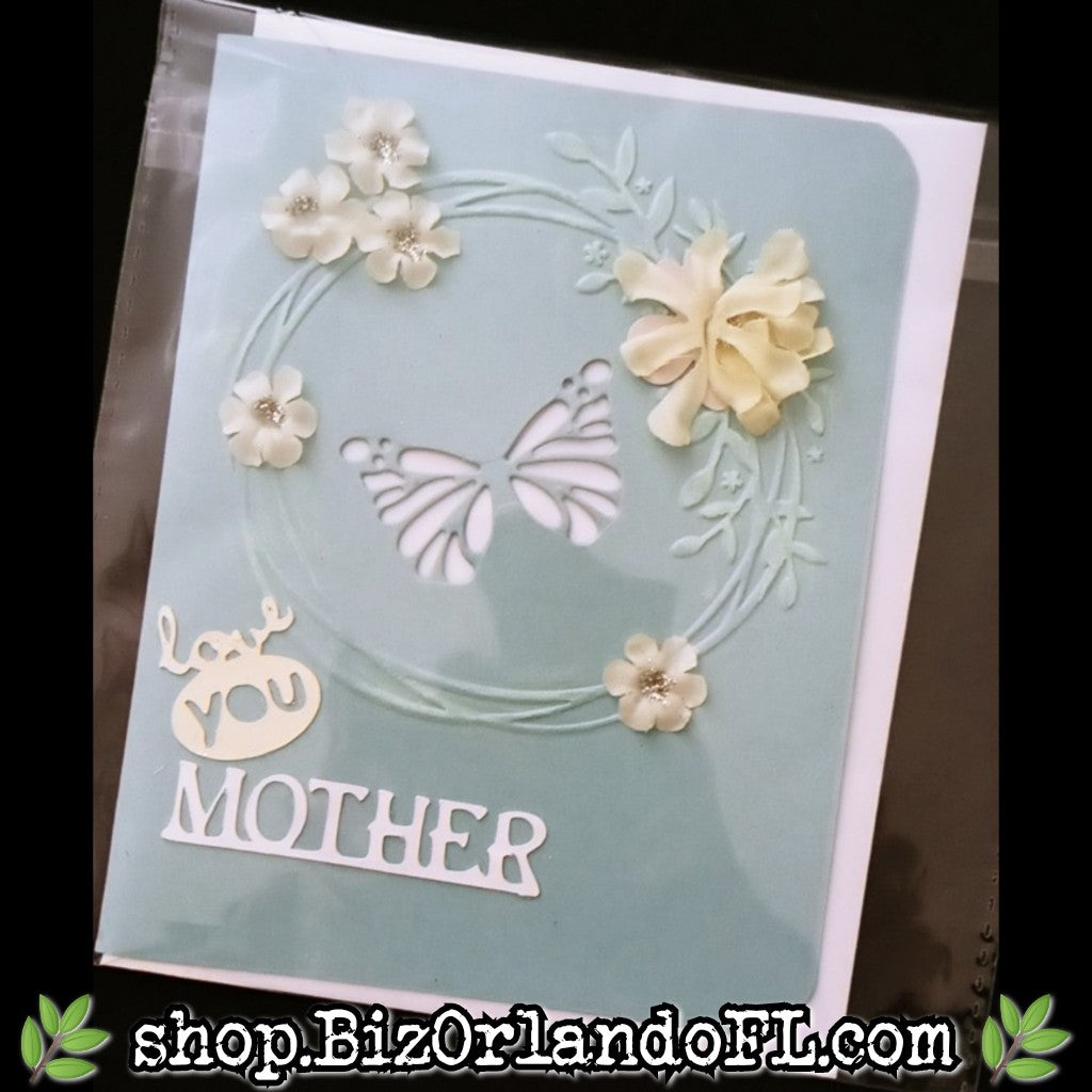 MOTHER'S DAY: Handmade Greeting Card by Local Artisan