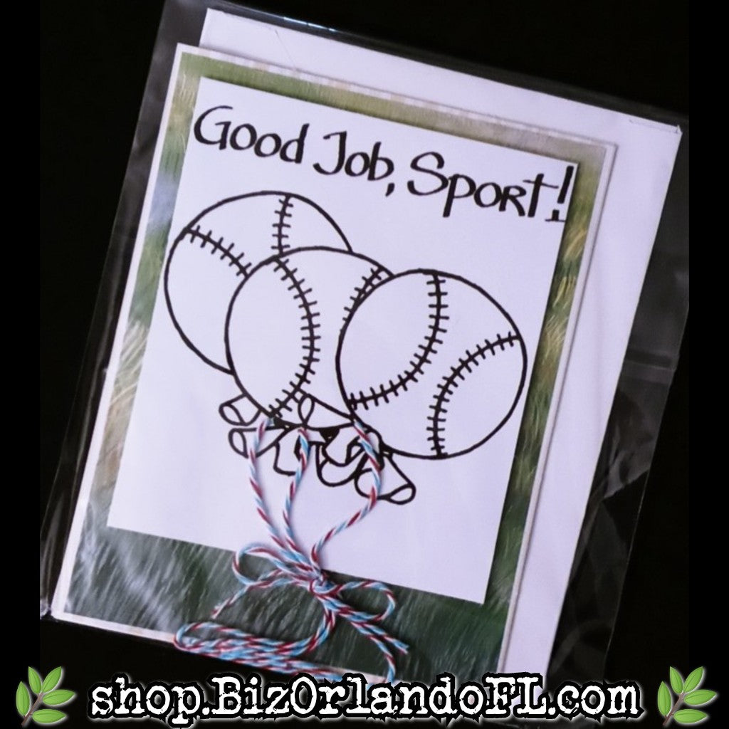 CONGRATS: Handmade Greeting Card by Local Artisan